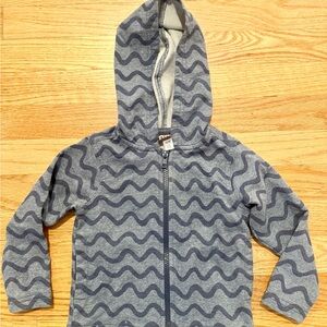 Tea Collection Blue Wave Hoodie Sweatshirt 12-18m